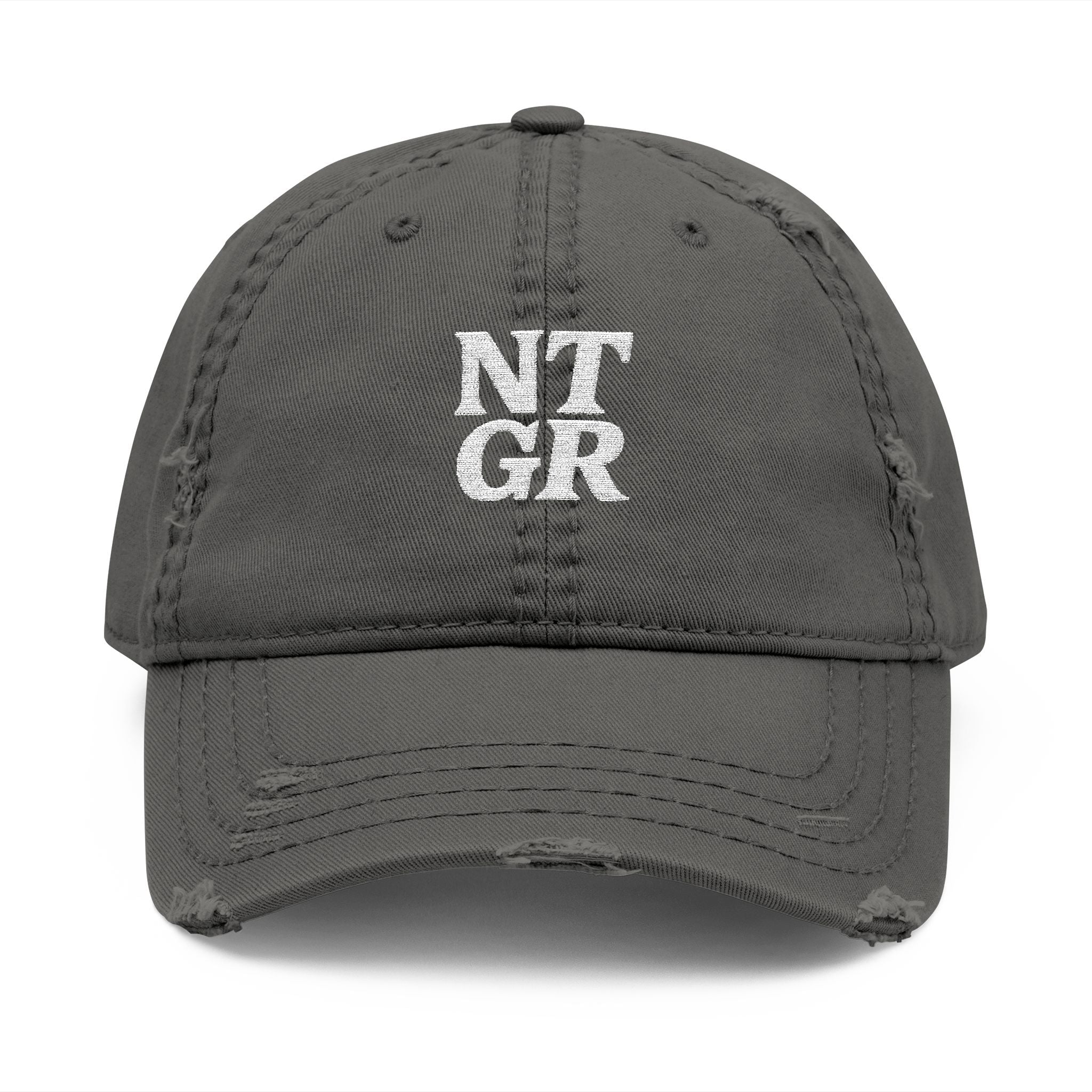 NTGR Stacked Stamp Distressed Dad Hat (Embroidered)