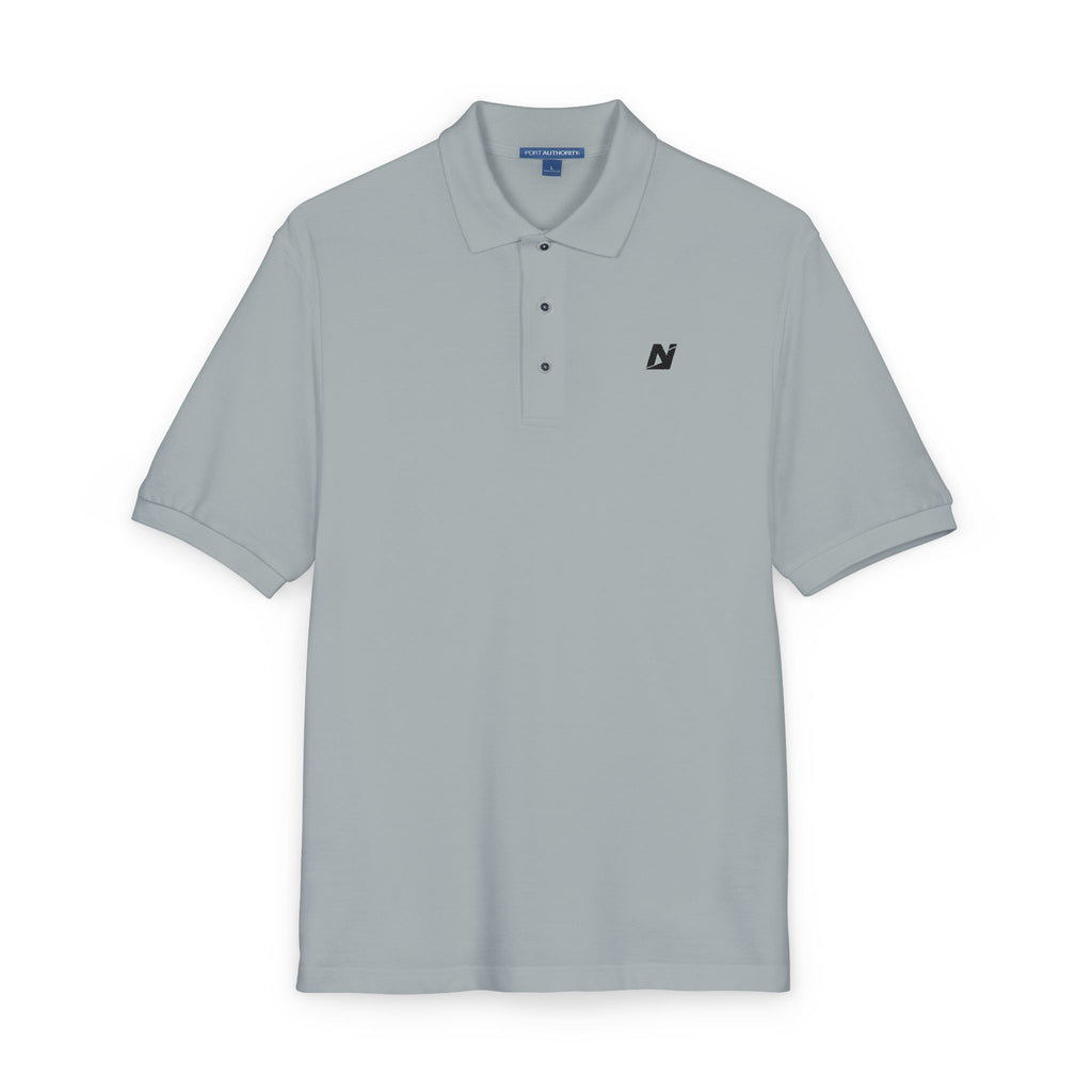 NTGR Black Classic Monogram Polo (Embroidered)