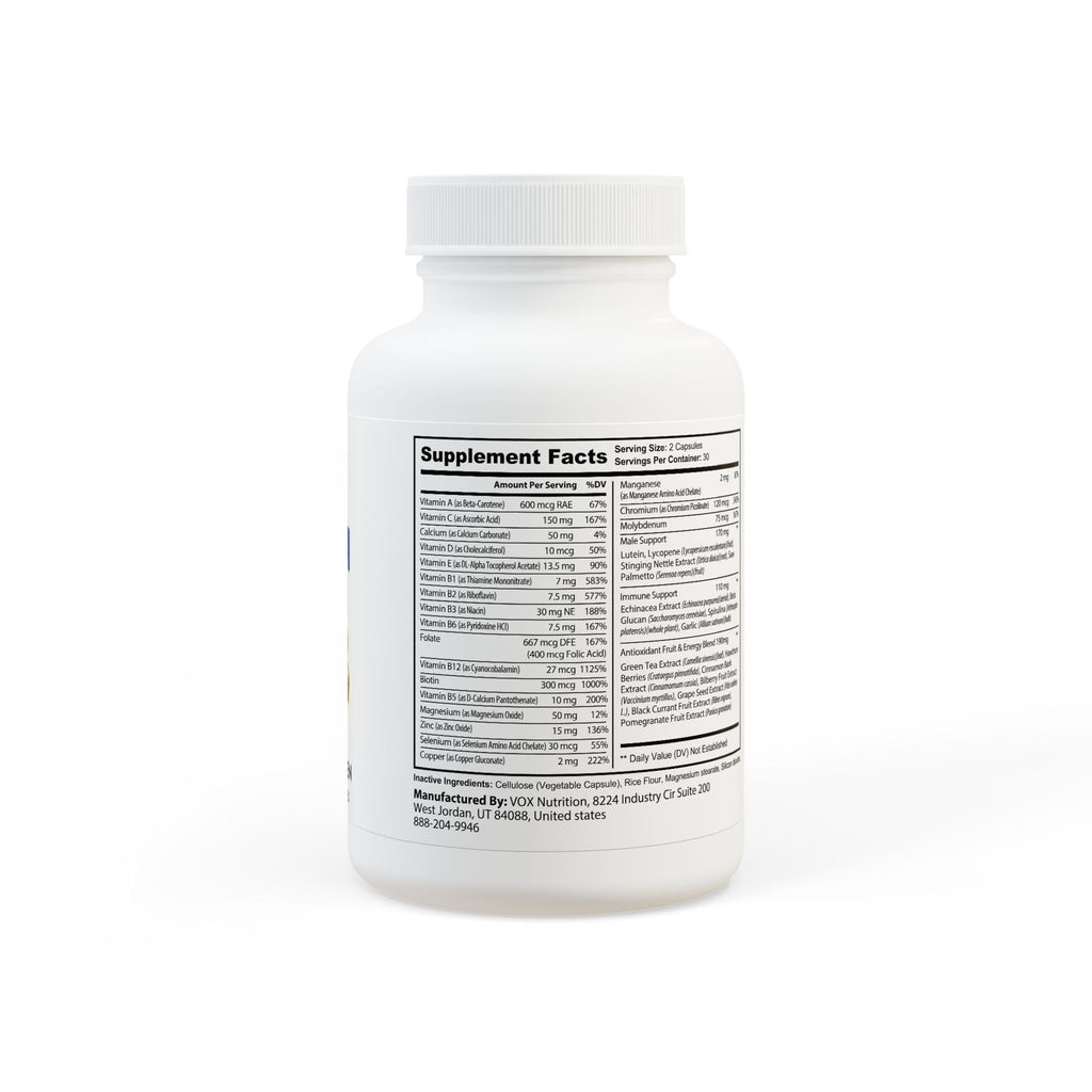 NTGR +Health ONE - Multivitamin for Men Supplement (60 Ct)