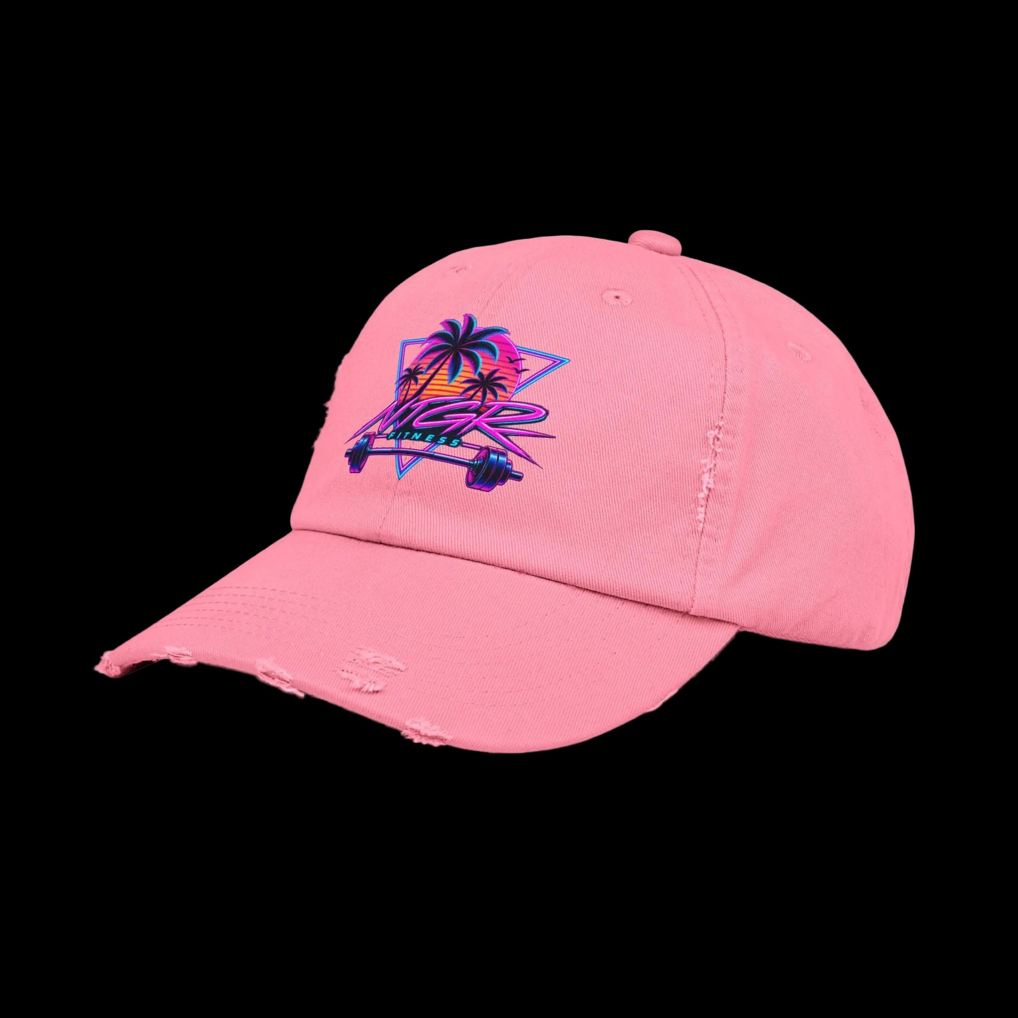 NEON SUMMER NTGR Fitness Distressed Cap