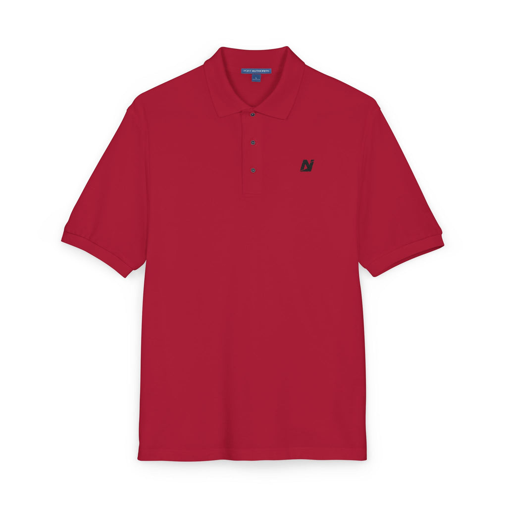 NTGR Black Classic Monogram Polo (Embroidered)