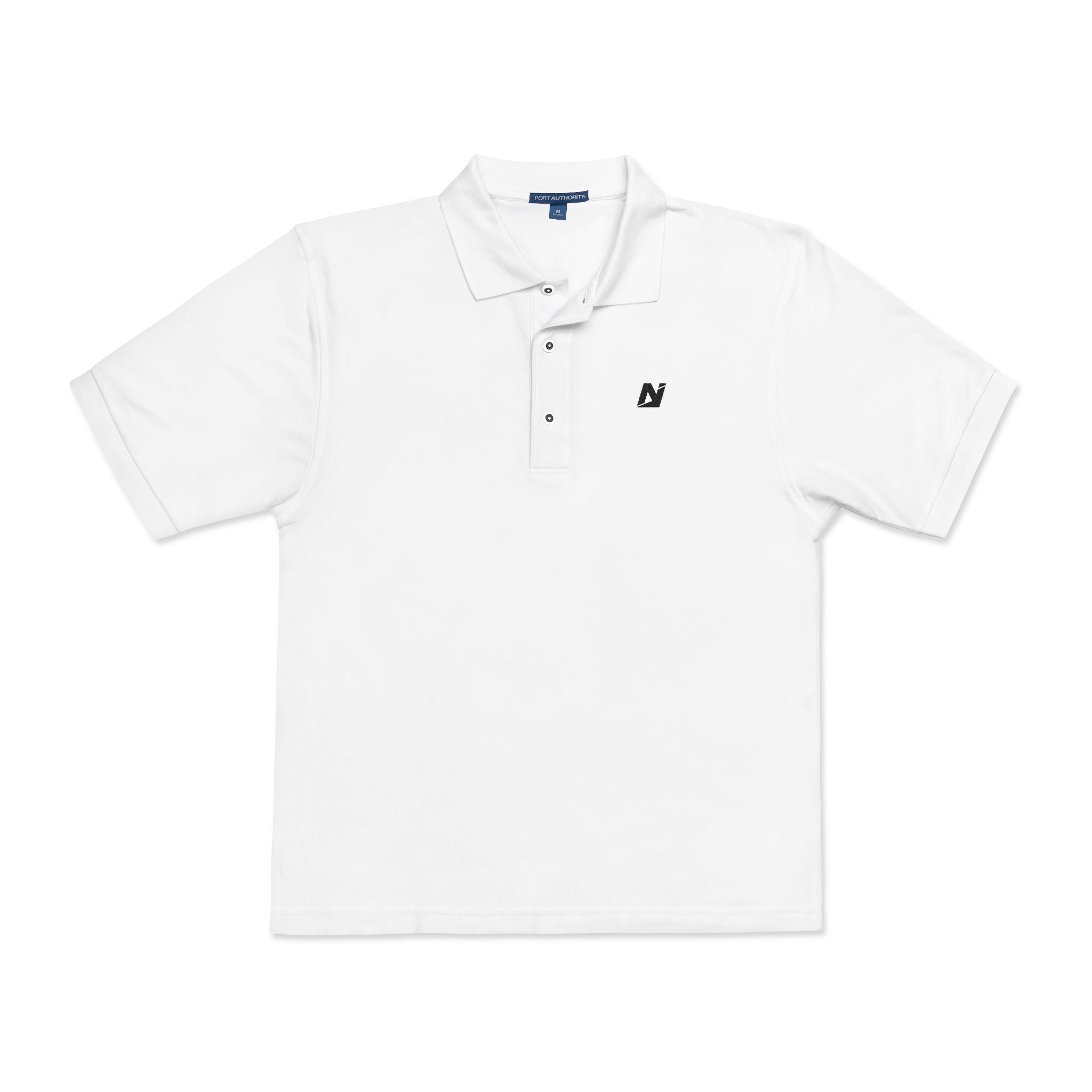 NTGR Black Classic Monogram Polo (Embroidered)
