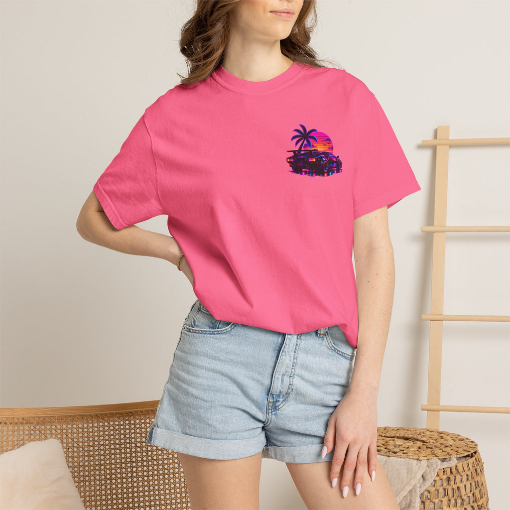 NEON SUMMER DIALED Lamb Corner Stamp Tee