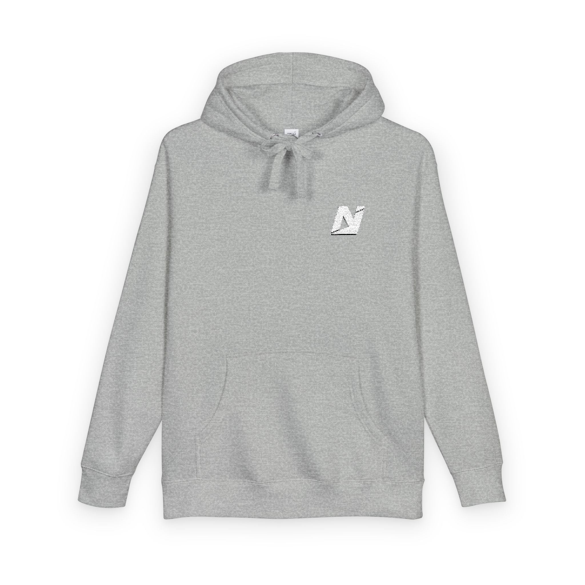 NTGR Fitness White Monogram Fleece Hoodie (Embroidered)
