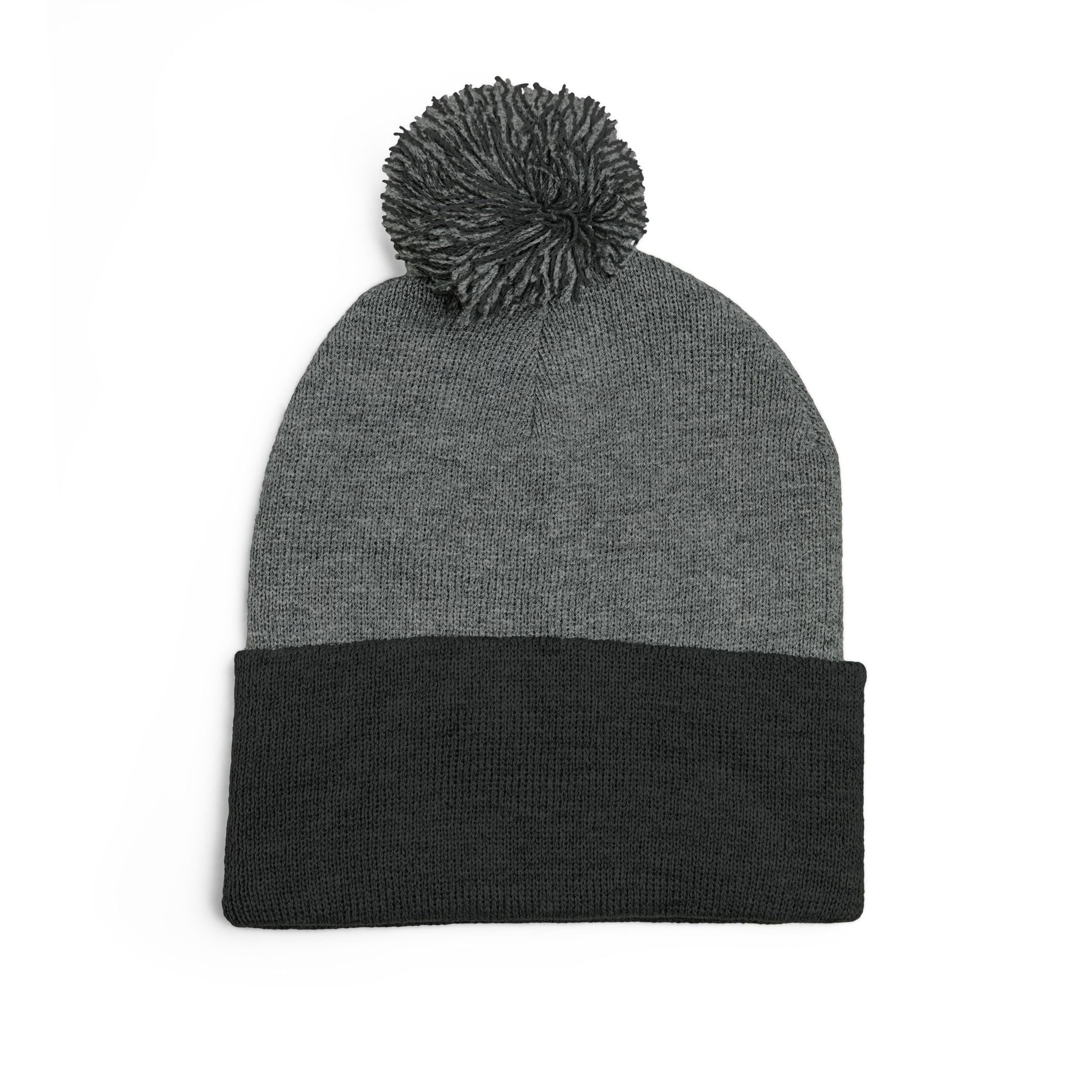 NTGR Stacked Stamp Ball-Headed Knit Beanie (Embroidered)
