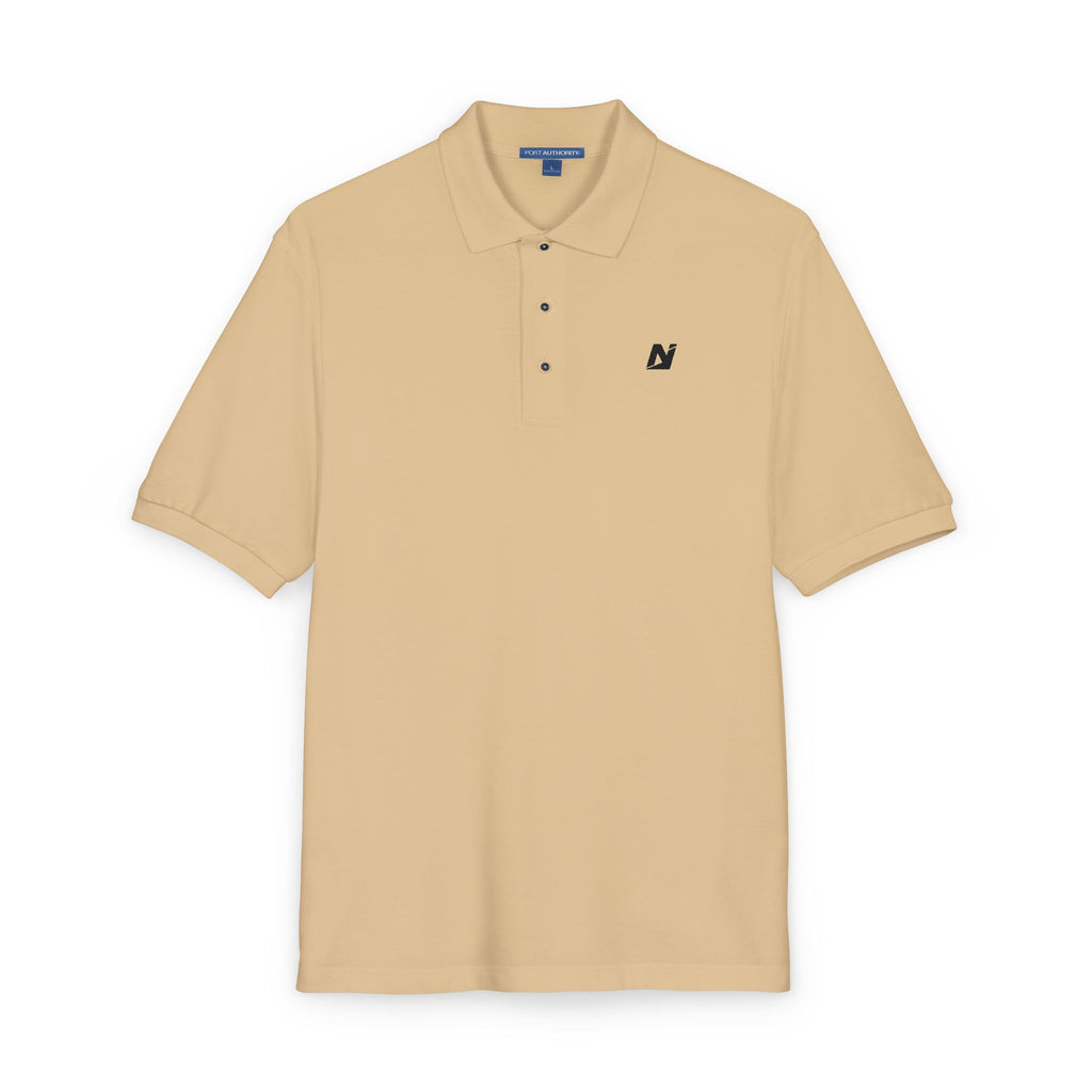 NTGR Black Classic Monogram Polo (Embroidered)