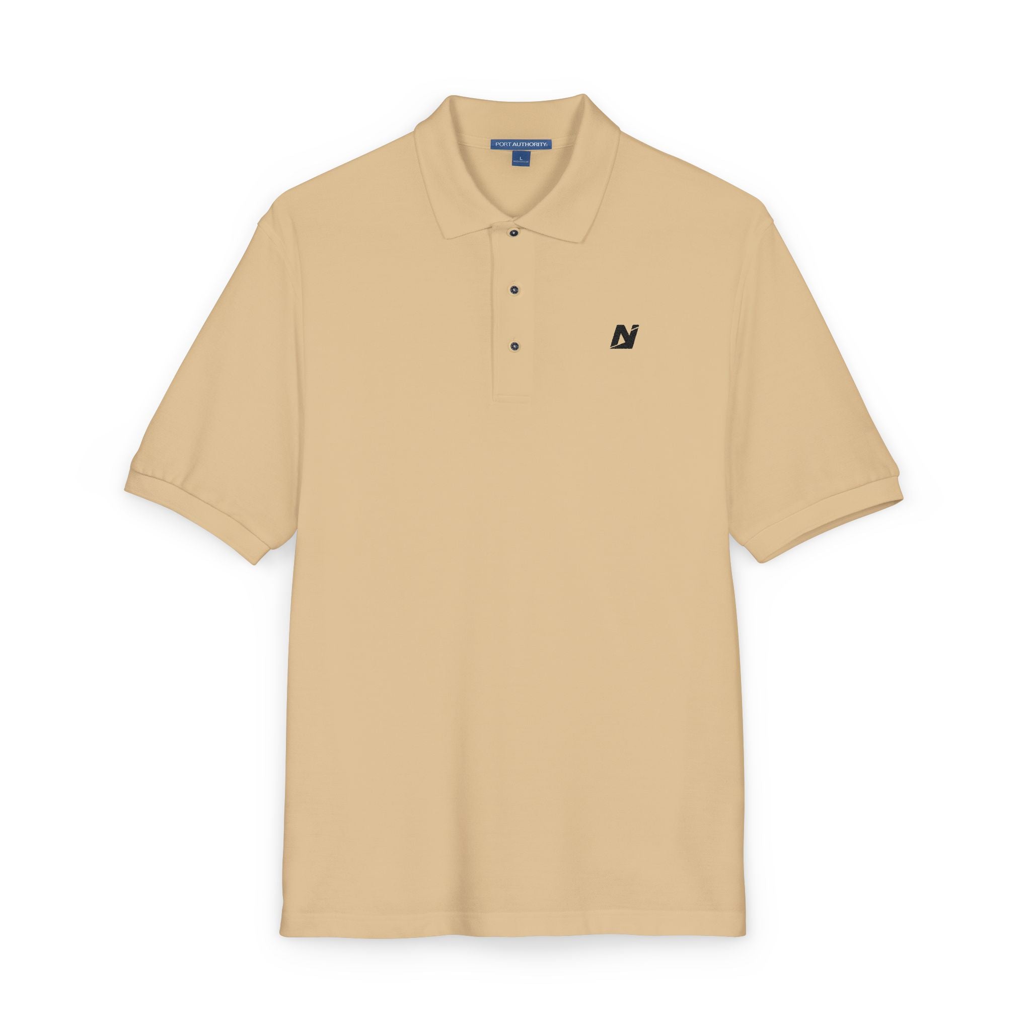 NTGR Black Classic Monogram Polo (Embroidered)