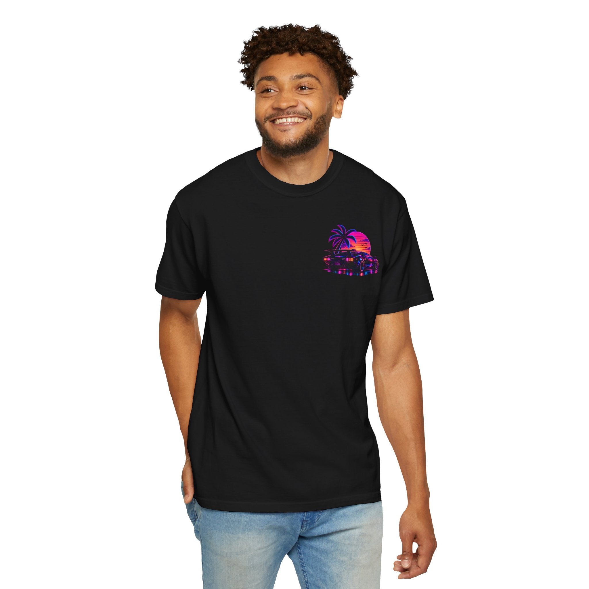 NEON SUMMER DIALED Lamb Corner Stamp Tee