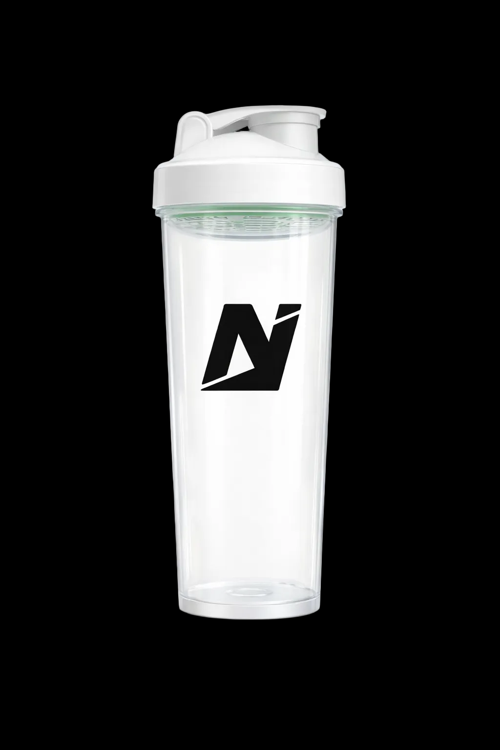 NTGR Fitness Black Monogram Shaker Bottle